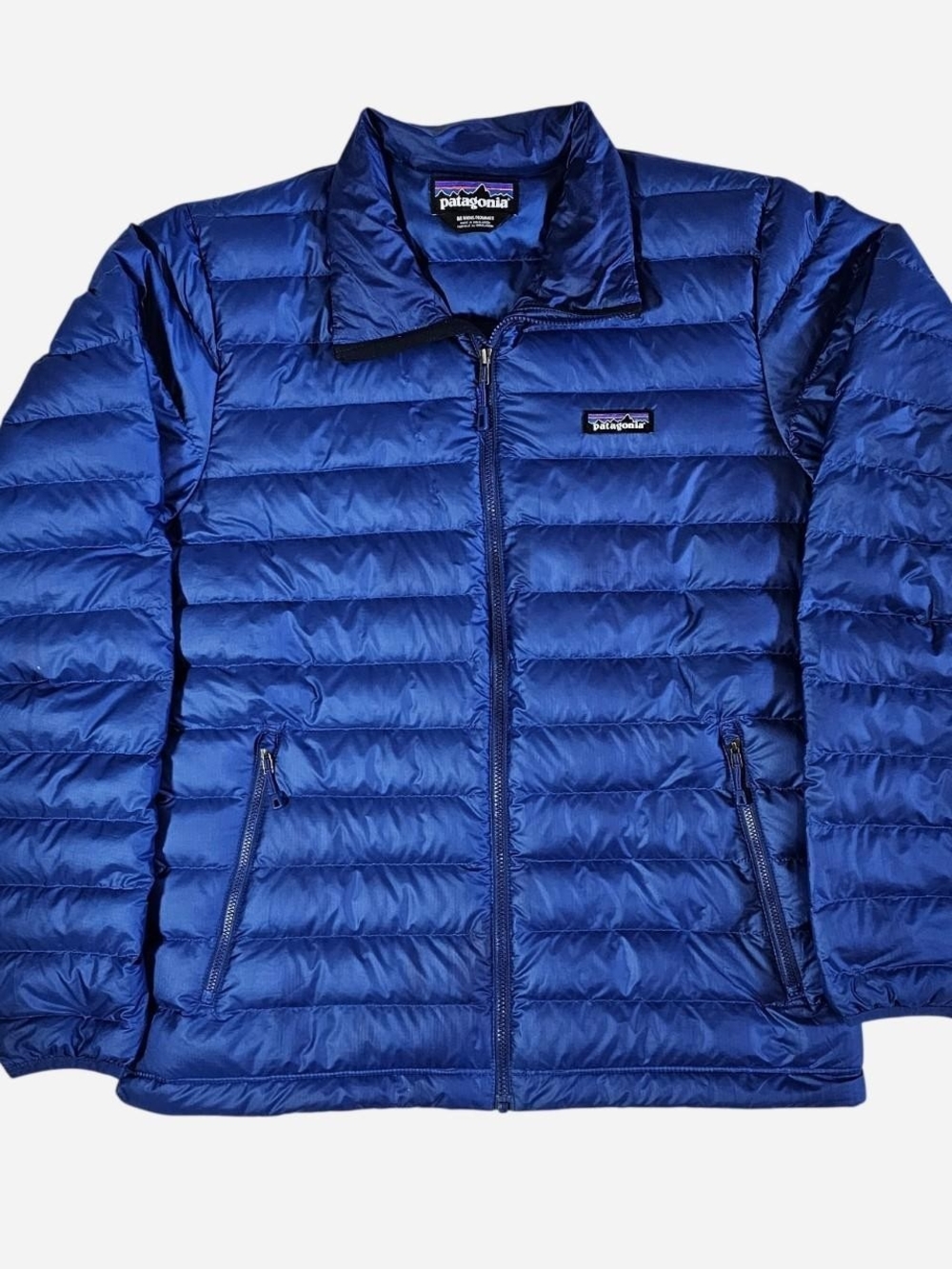 Patagonia Men's Blue Lightweight Quilted Puffer Jacket